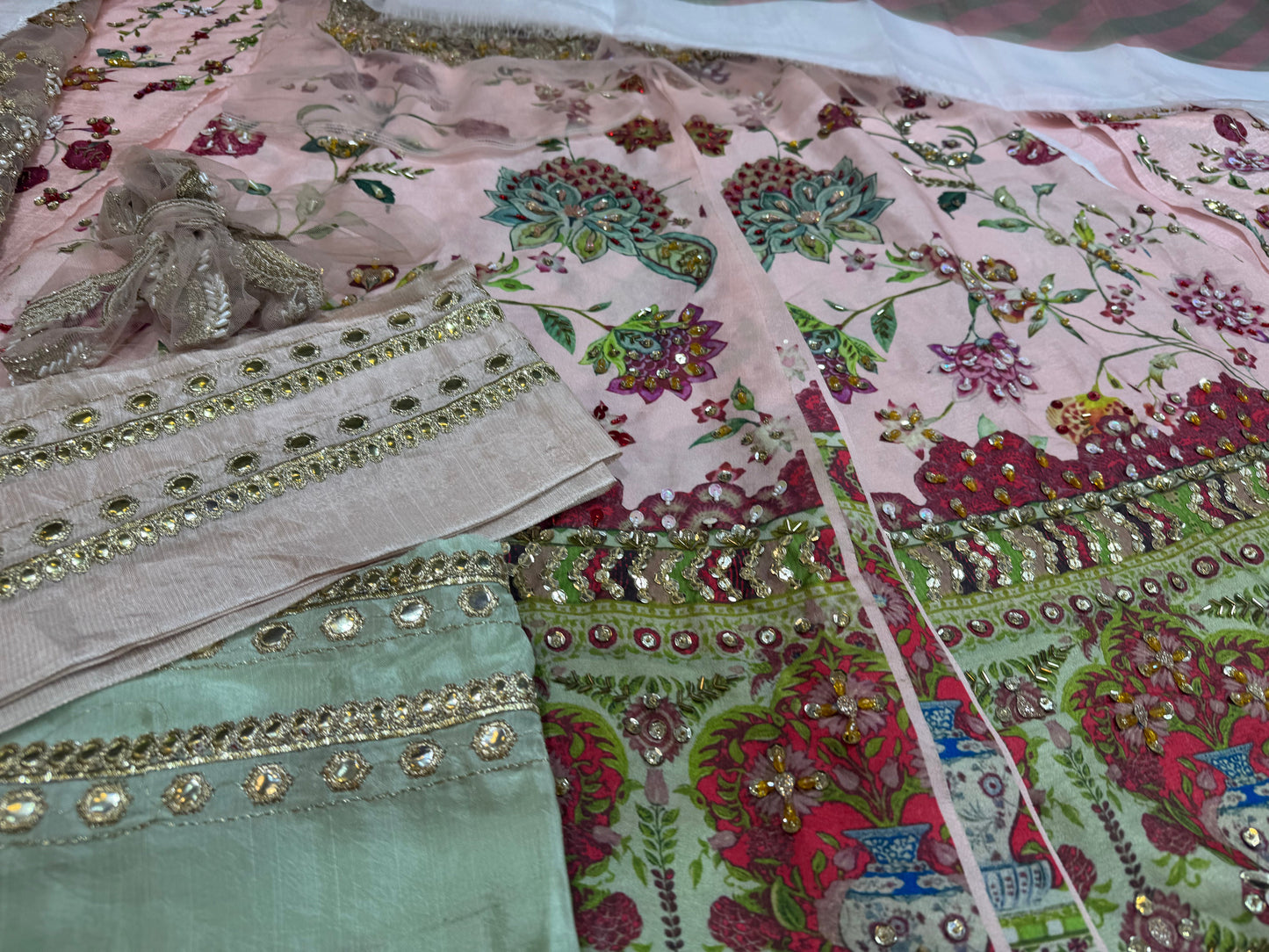 Chinoiserie Lehnga