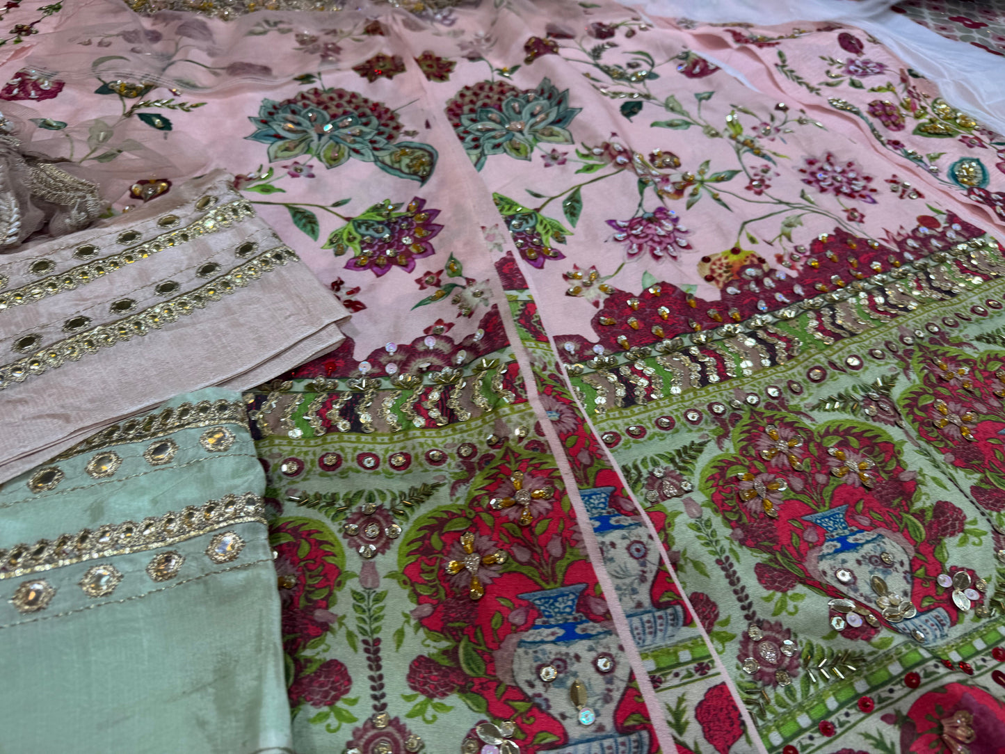 Chinoiserie Lehnga