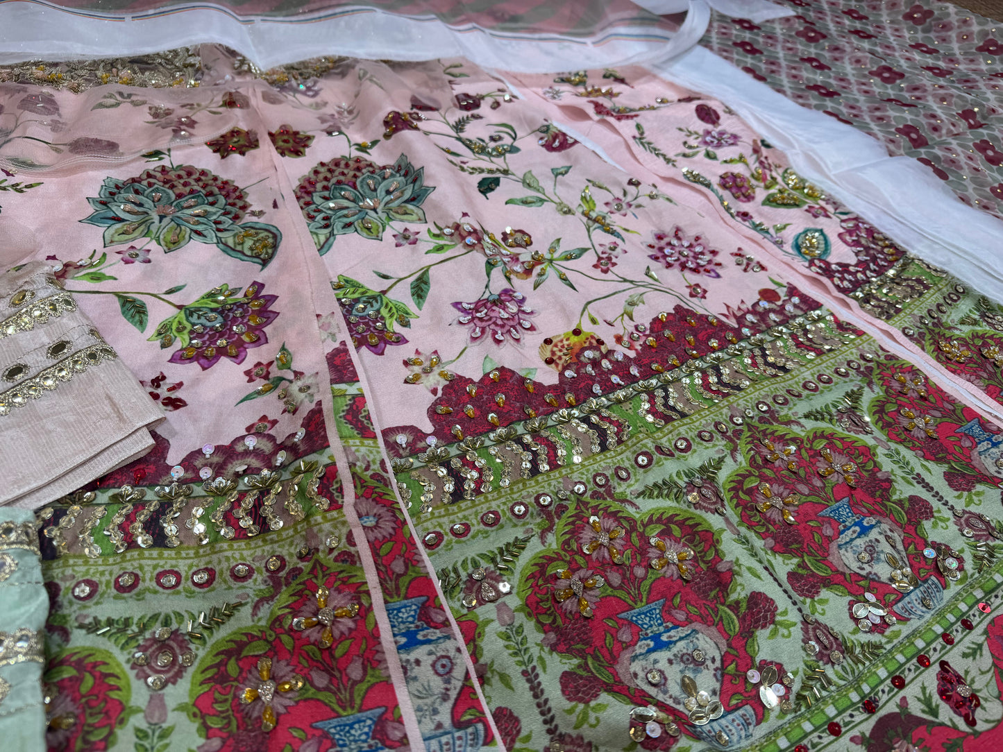 Chinoiserie Lehnga