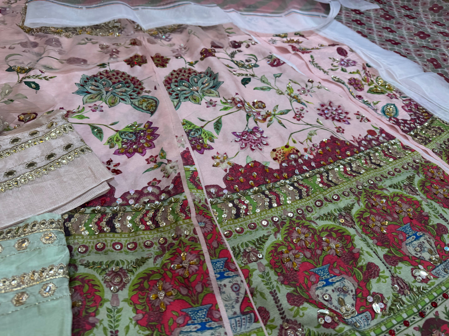 Chinoiserie Lehnga