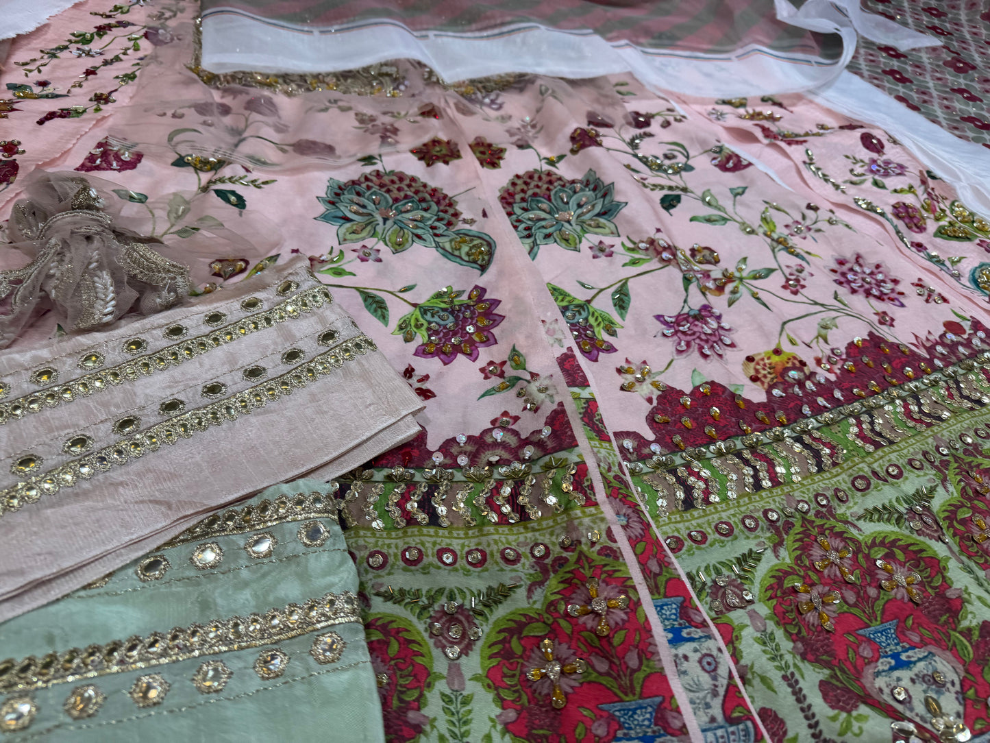 Chinoiserie Lehnga