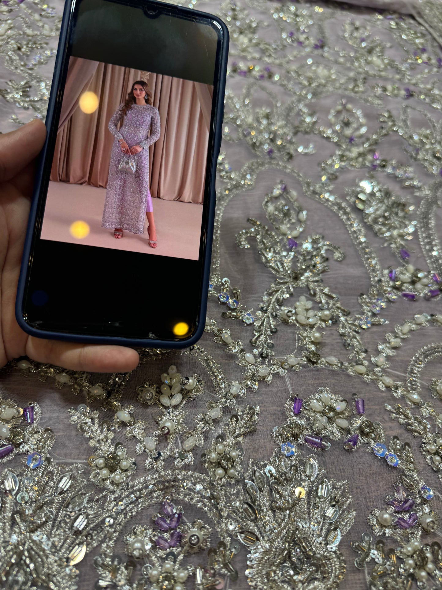 kanwal Malik lilac handmade wedding edition