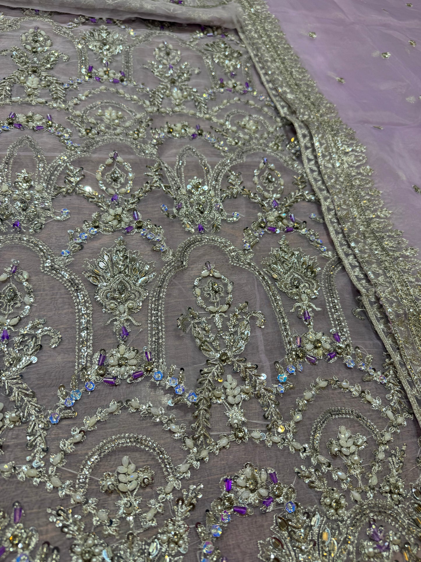 kanwal Malik lilac handmade wedding edition