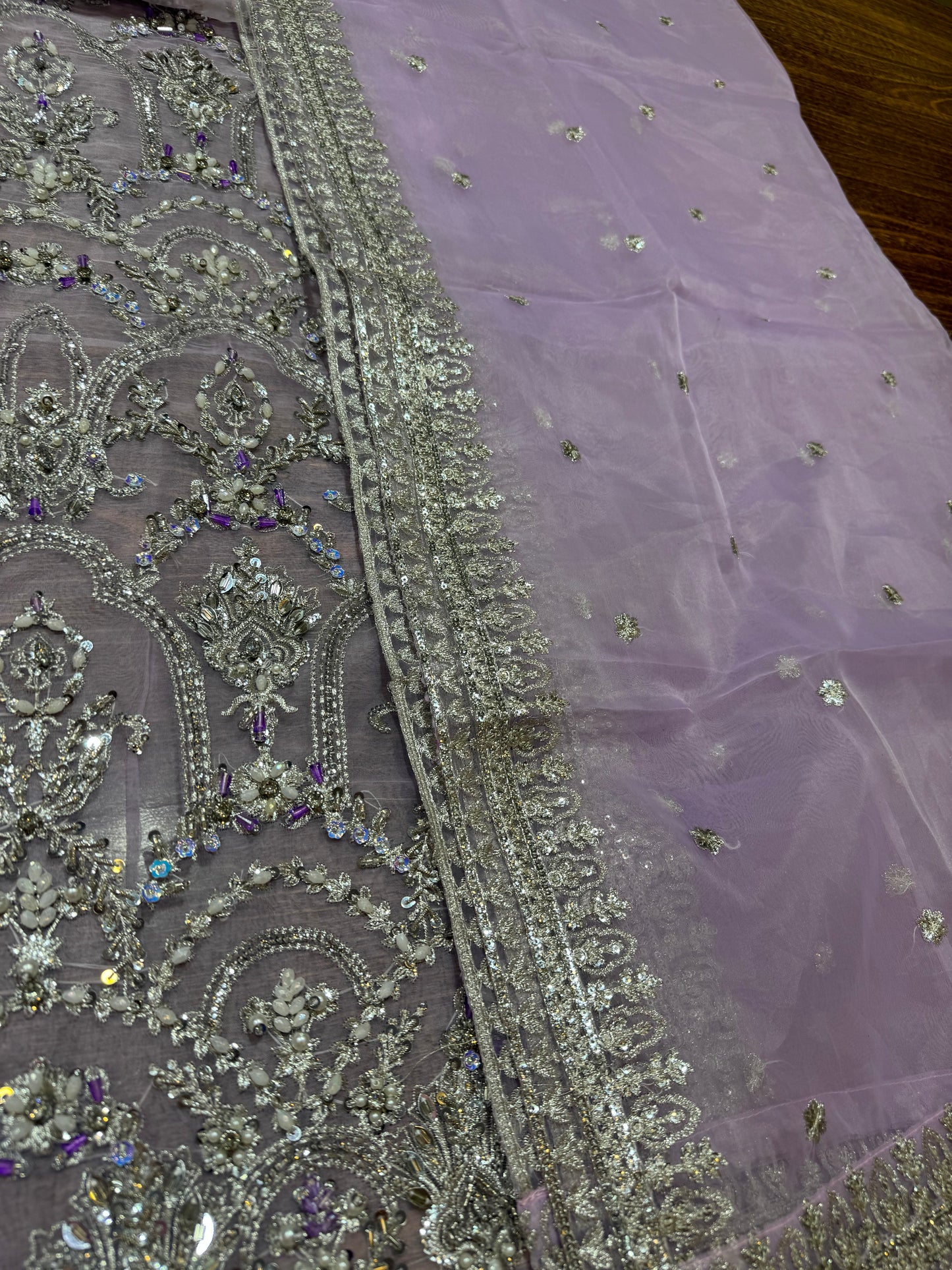 kanwal Malik lilac handmade wedding edition