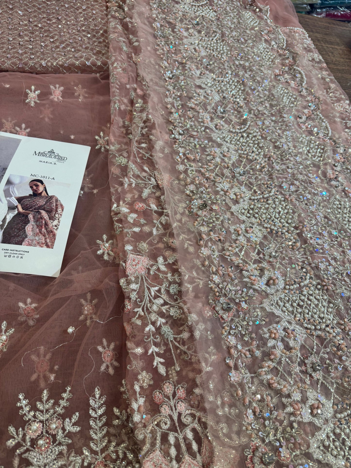 Coture pink saree