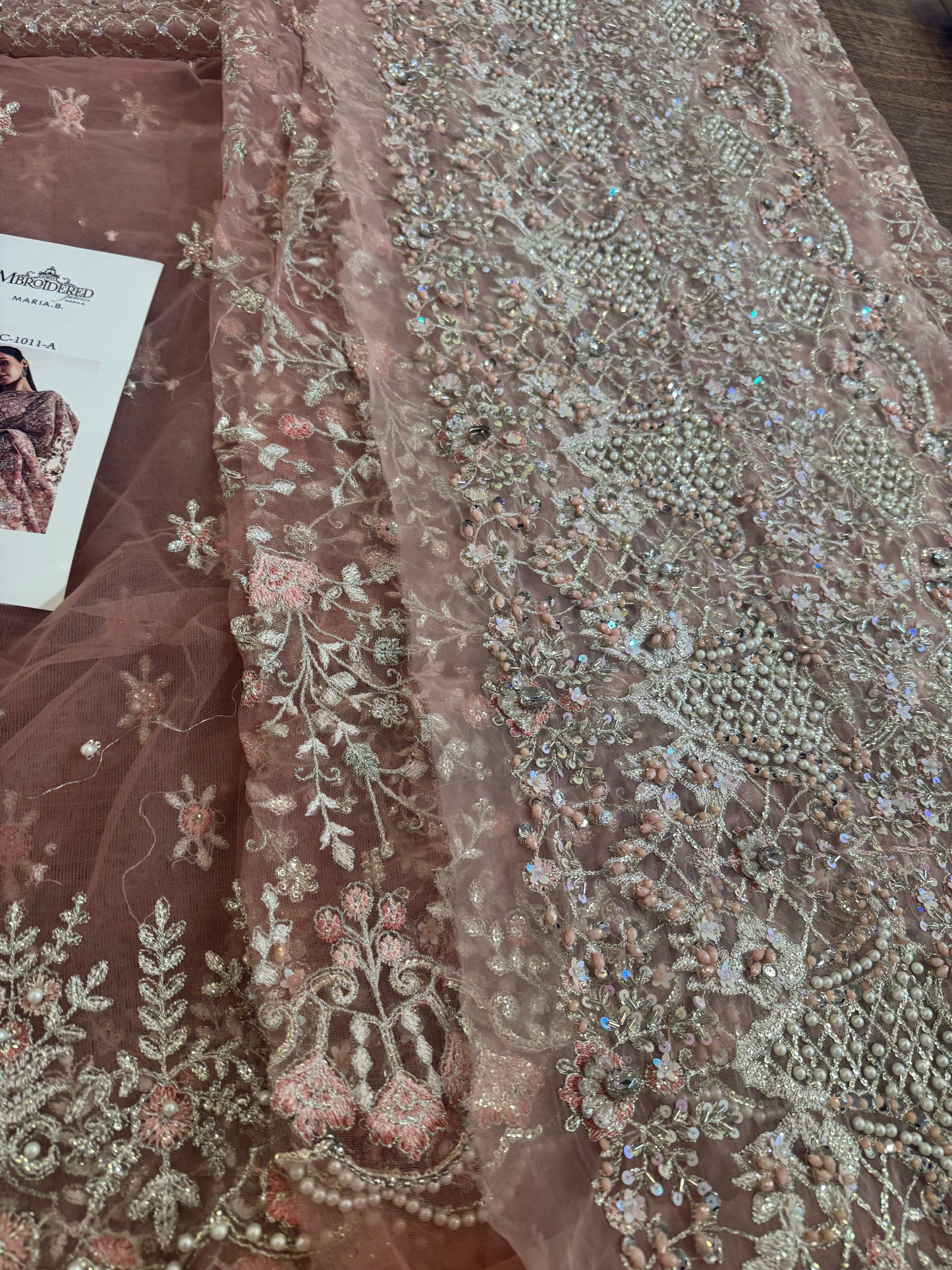 Coture pink saree