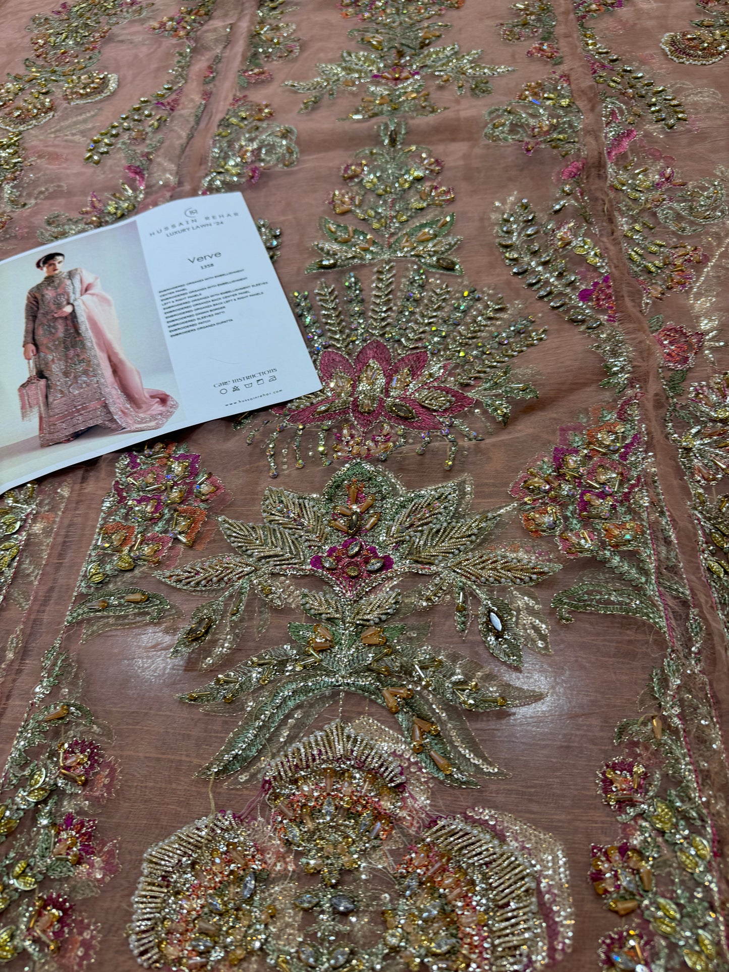 Hussain rehar tea pink wedding edition