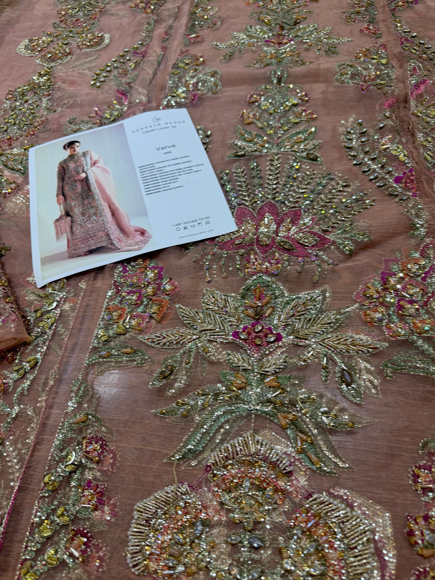 Hussain rehar tea pink wedding edition