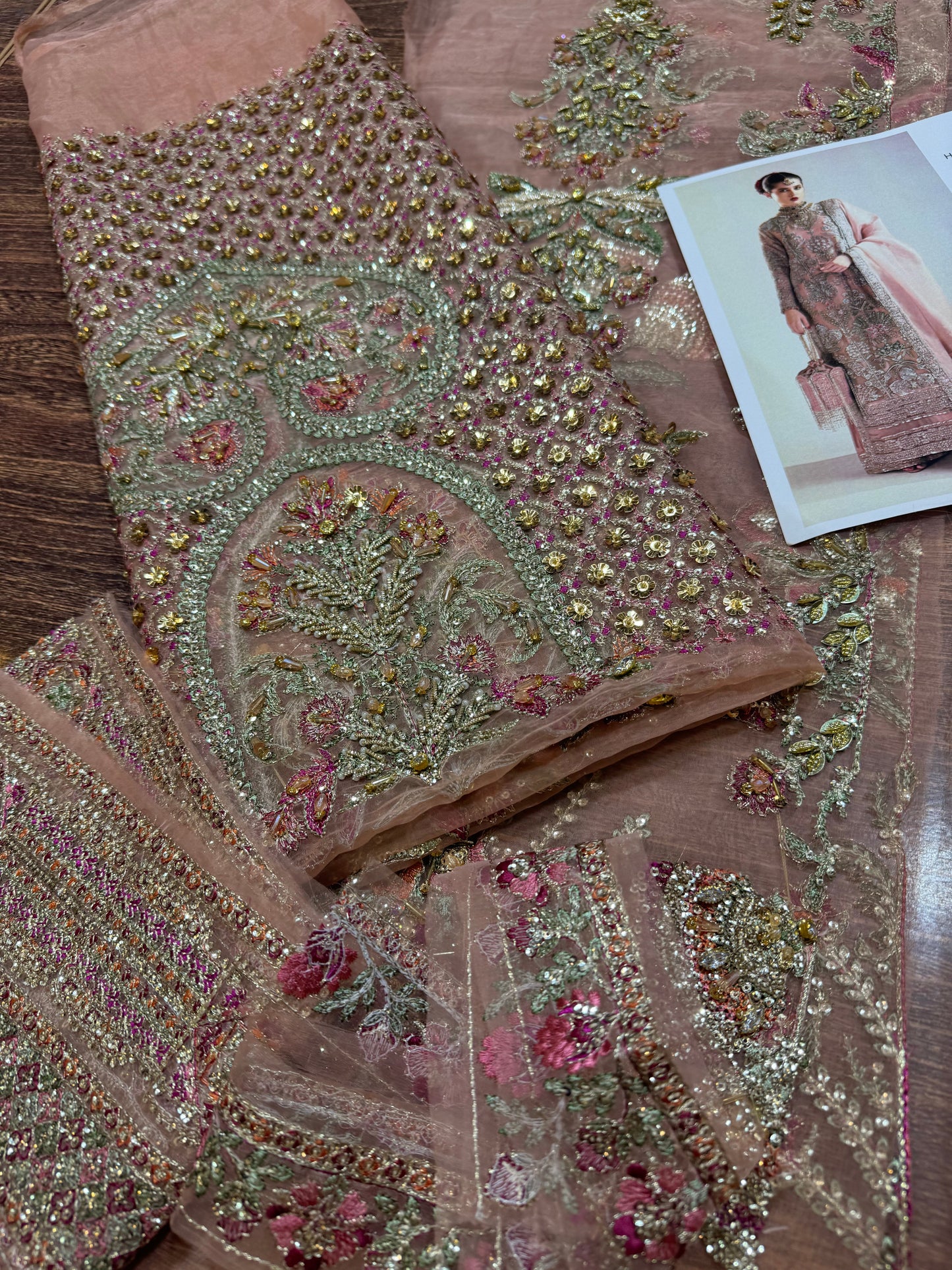 Hussain rehar tea pink wedding edition