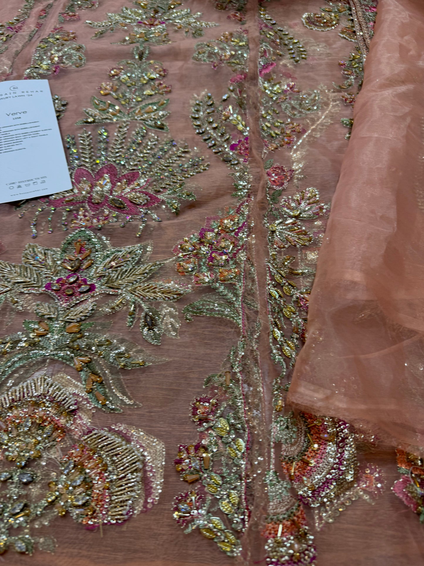 Hussain rehar tea pink wedding edition