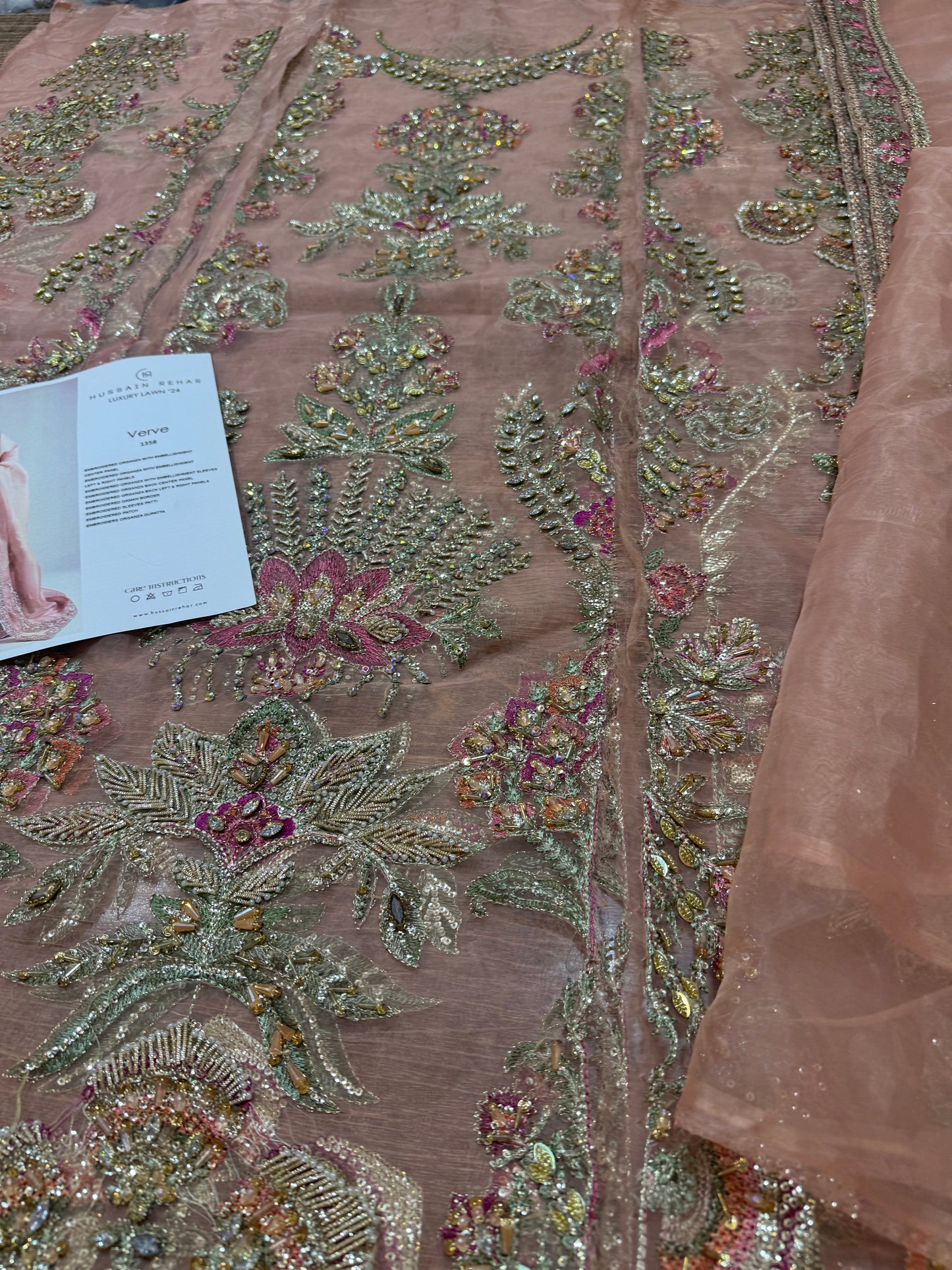 Hussain rehar tea pink wedding edition
