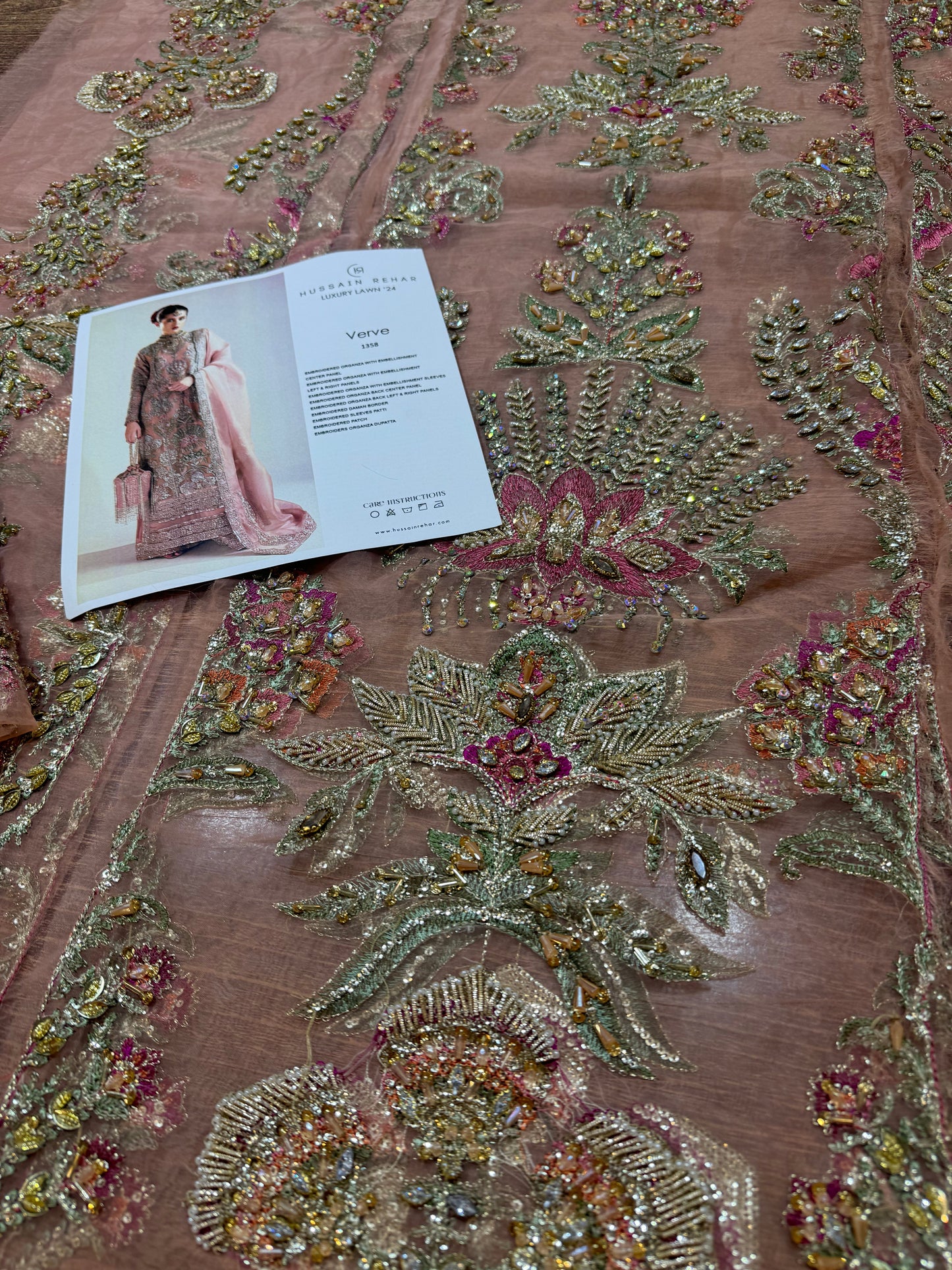 Hussain rehar tea pink wedding edition