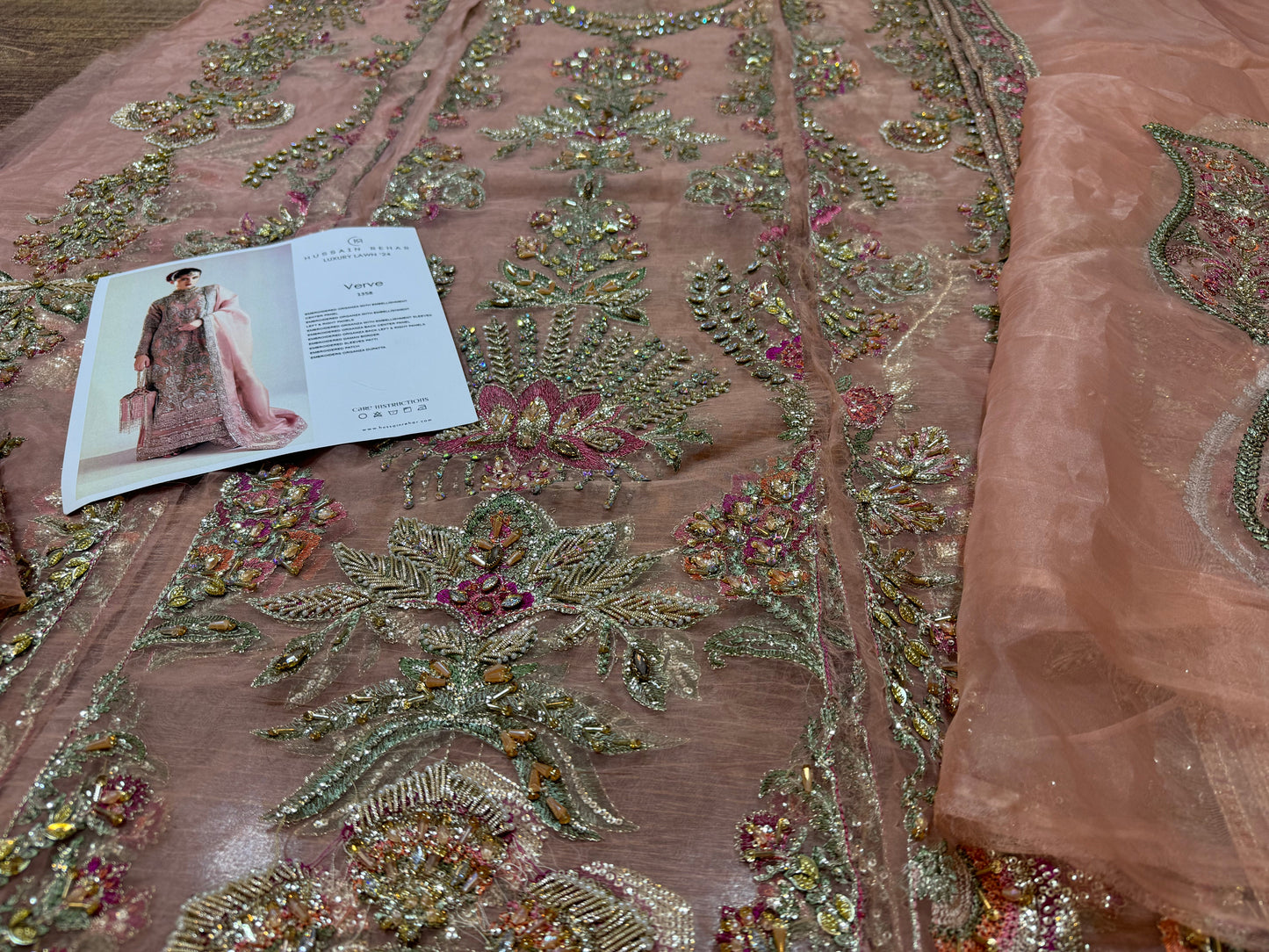 Hussain rehar tea pink wedding edition