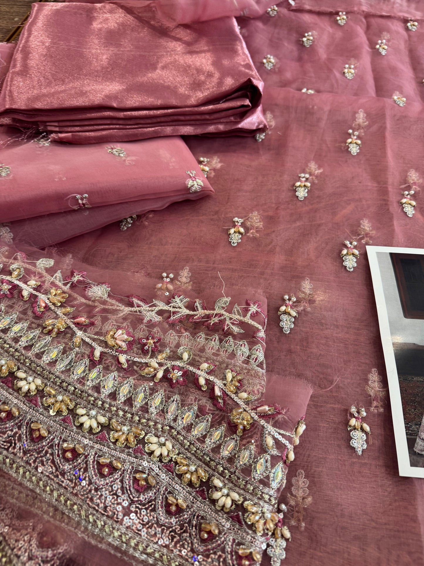 Faiza saqlain pink wedding edition