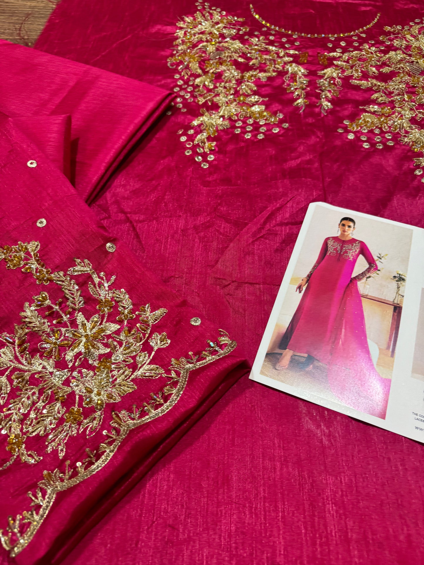 Kanwal Malik shocking bridal chiffon