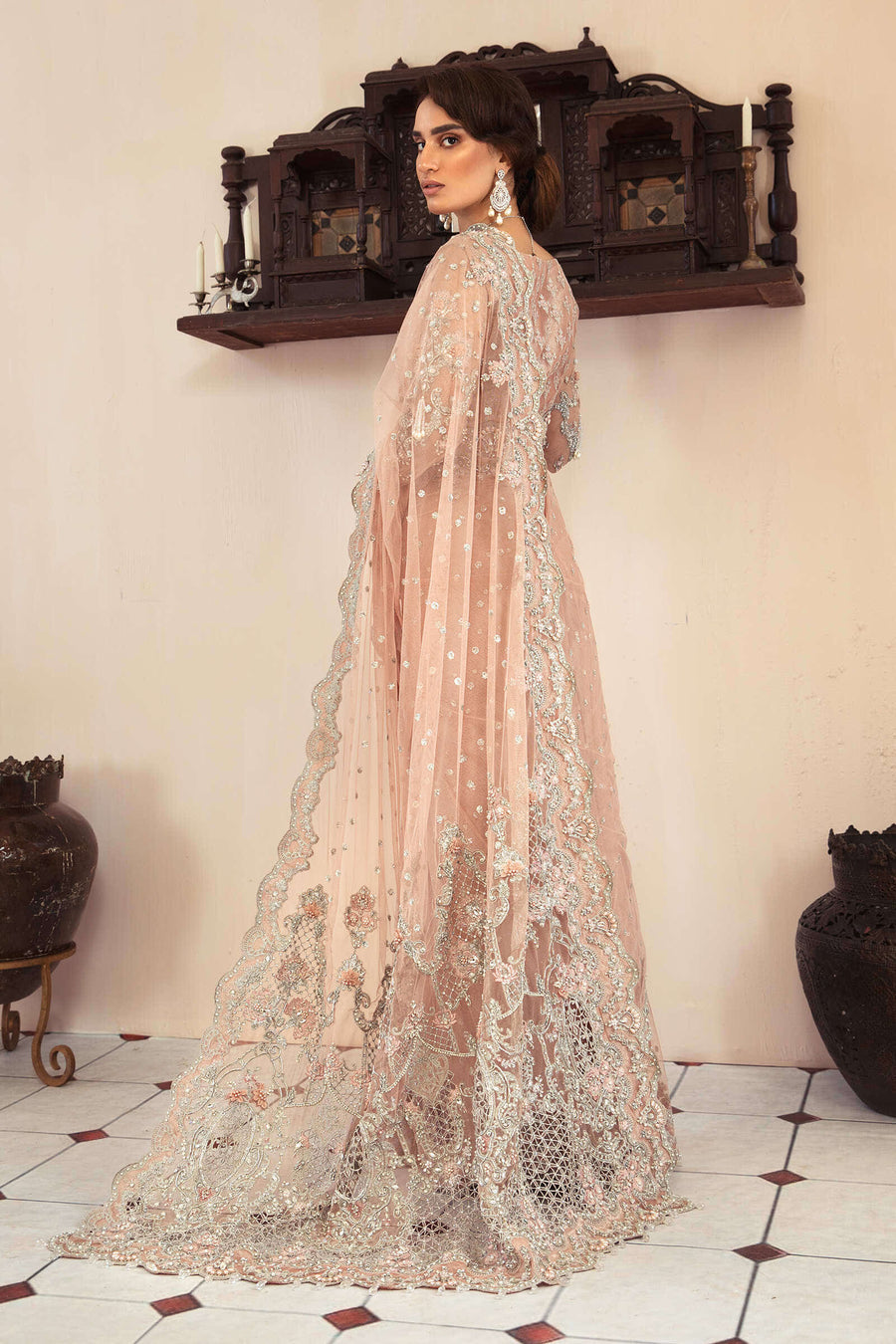 Coture pink saree
