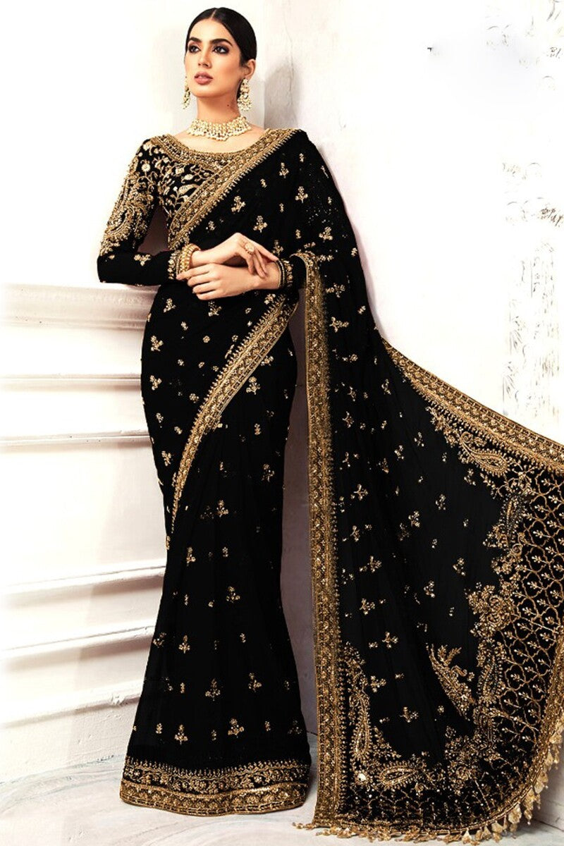 Black Saree Elegant Pakistani Embroidered Wedding Stitched Dresses Col… https://rungebahar.com/products/00f-80 #partydress #pakistaniwedding #FreeShipping #custommade #fashion #weddingseason #winter #winterfashion #worldwide #worldwideshipping #lehenga #sareefashion #pakistanifashion #pakistaniwedding #weddingdresses #weddingsarees #womensfashion #indianwedding #MaxiDress #bridal