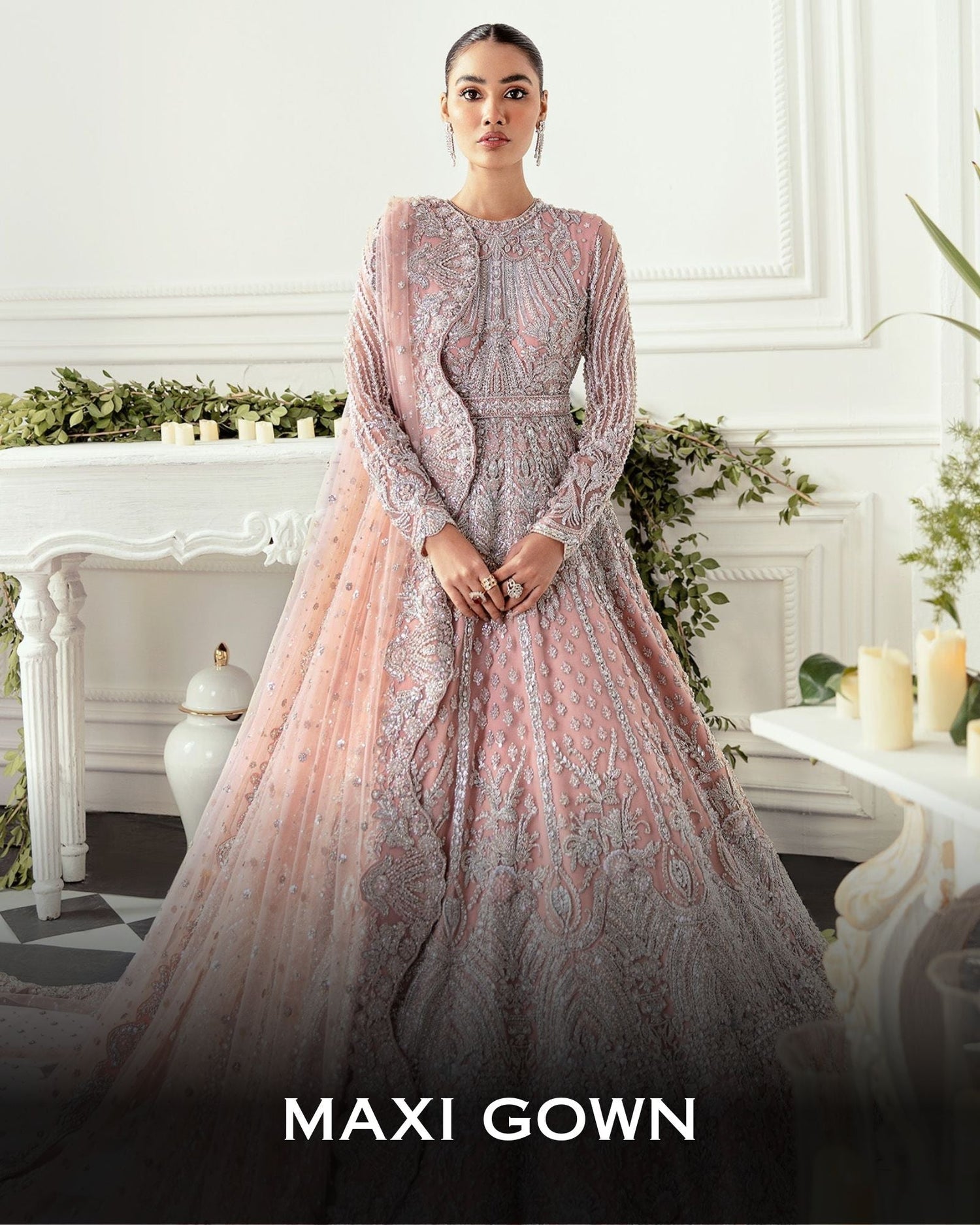 Womens Embroidered WOMEN'S FASHION WOMEN'S CLOTHING Women Weeding Collection Wedding Formals Wedding Collection 2023 Wedding Collection stitched Wedding Wear stitched Fabrics stitched stitching-7500 