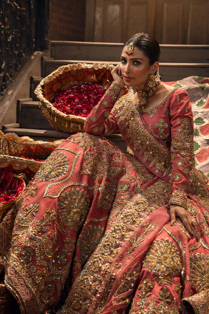 SABAA Elegant Pakistani Embroidered Wedding Stitched Dresses Collection-00P