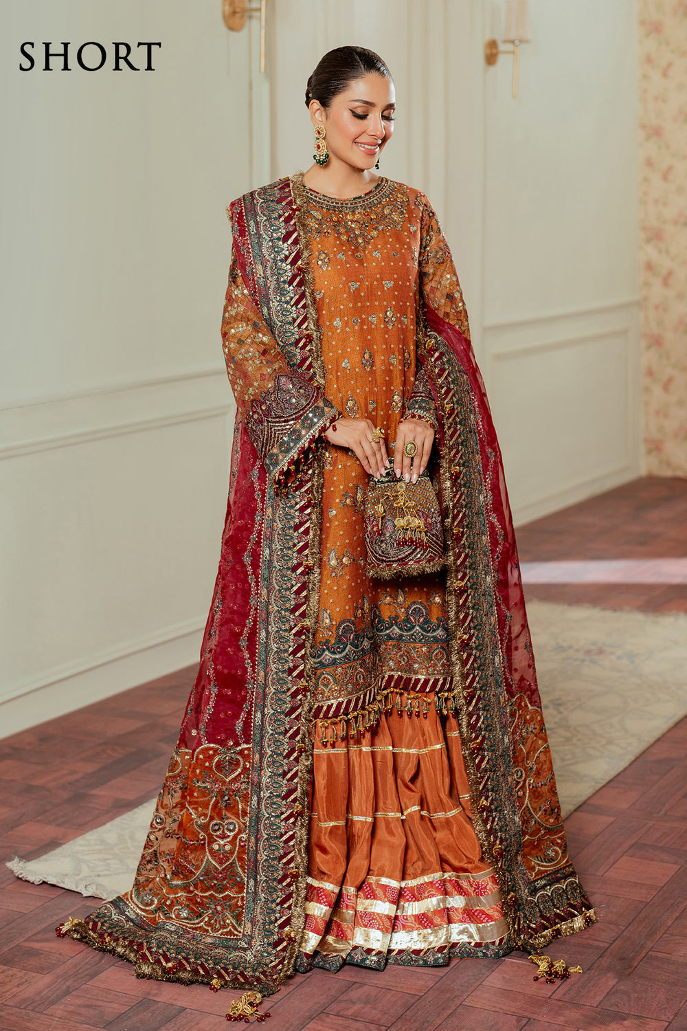 Rust Multi Wedding Wear