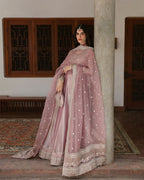 Faiza saqlain pink wedding edition