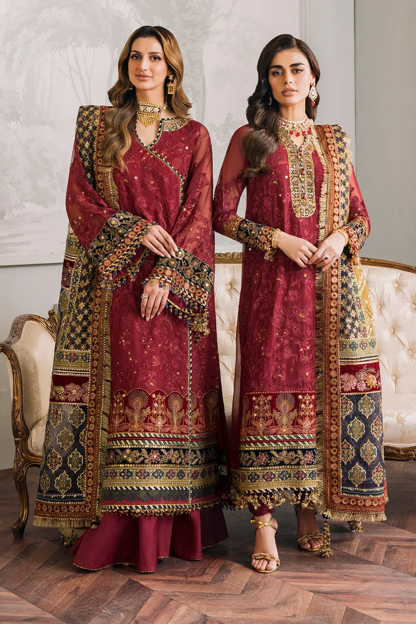 001-C Chantelle Elegant Baroque Pakistani Embroidered Wedding Stitched Dresses Collection-00P