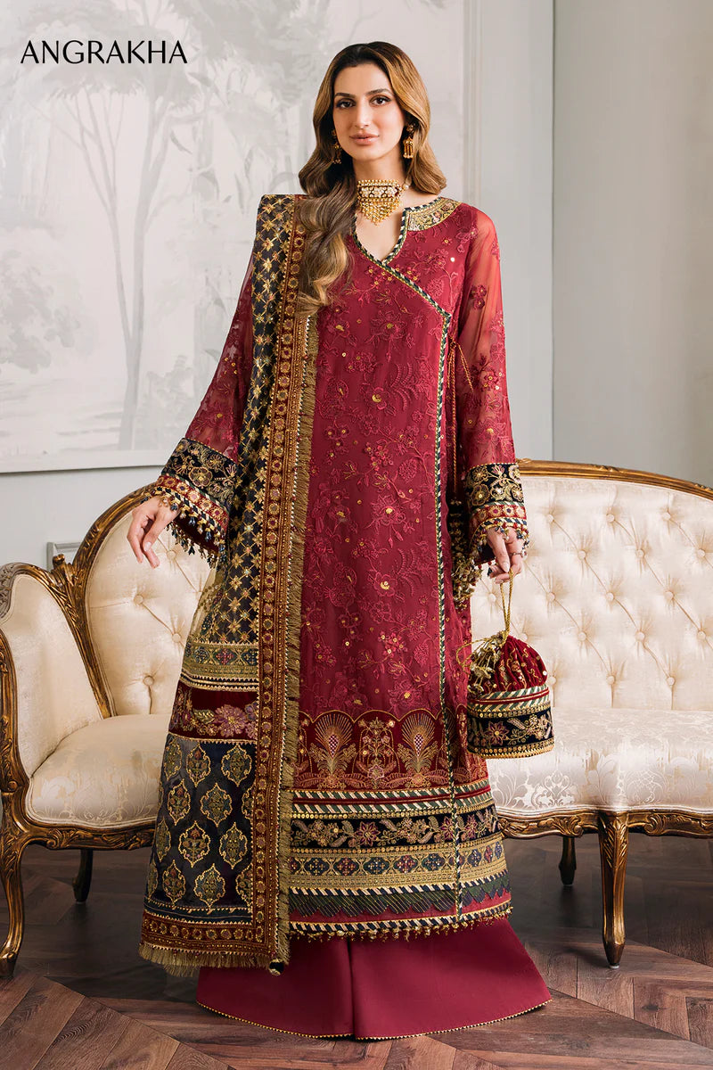 001-C Chantelle Elegant Baroque Pakistani Embroidered Wedding Stitched Dresses Collection-00P