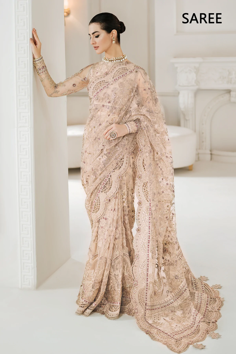 002-C Chantelle Elegant Baroque Pakistani Embroidered Wedding Stitched Dresses Collection-00P