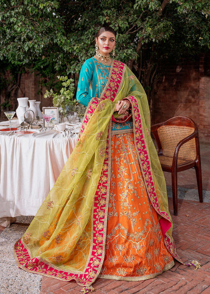 Maahru Elegant Pakistani Embroidered Wedding Stitched Dresses Collection 00W