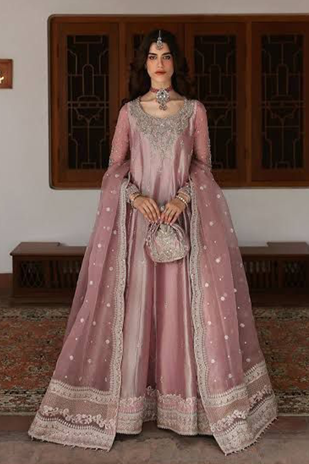Faiza saqlain pink wedding edition