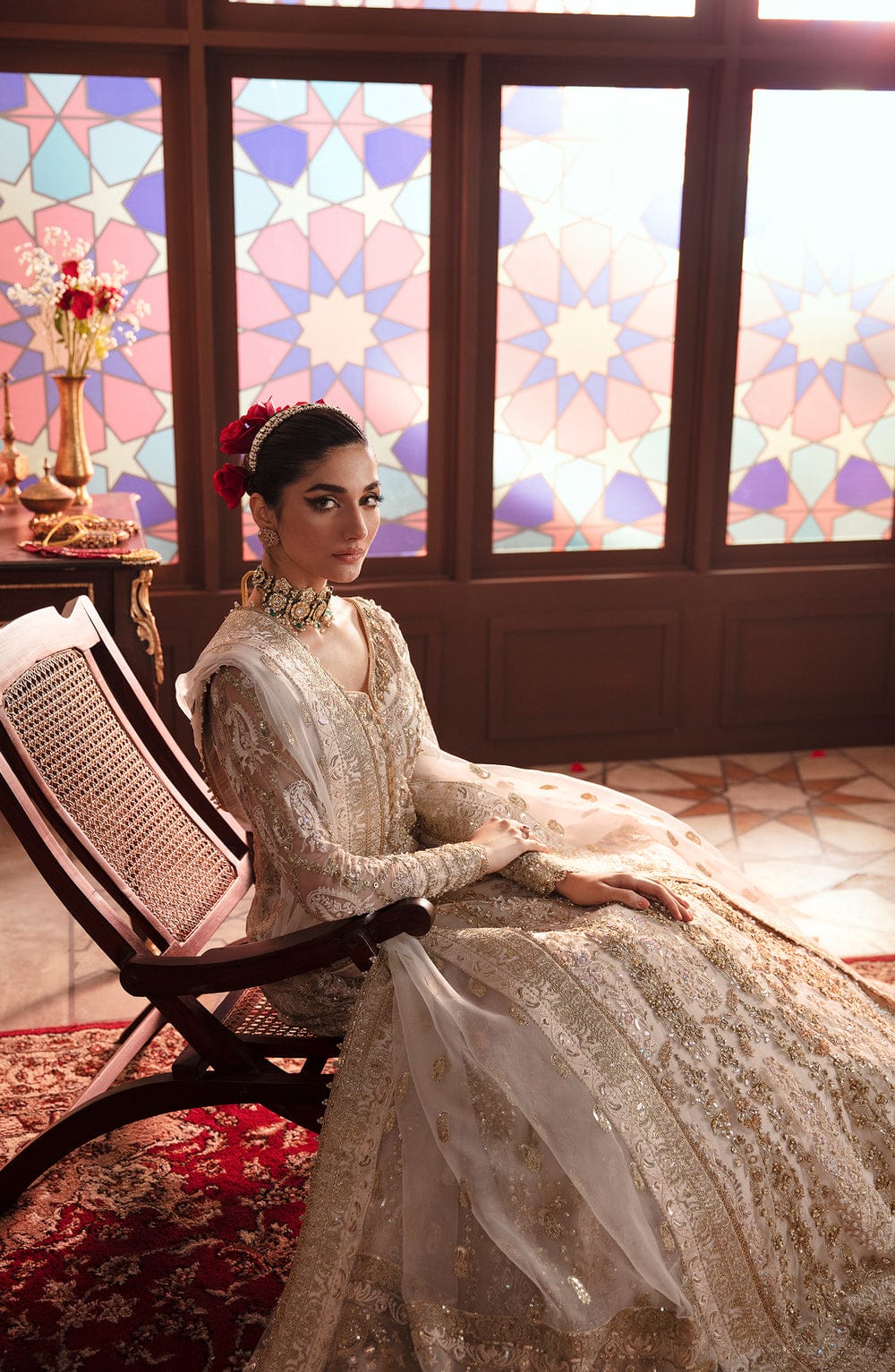 Hina Elegant Pakistani Embroidered Wedding Dresses Collection-00S