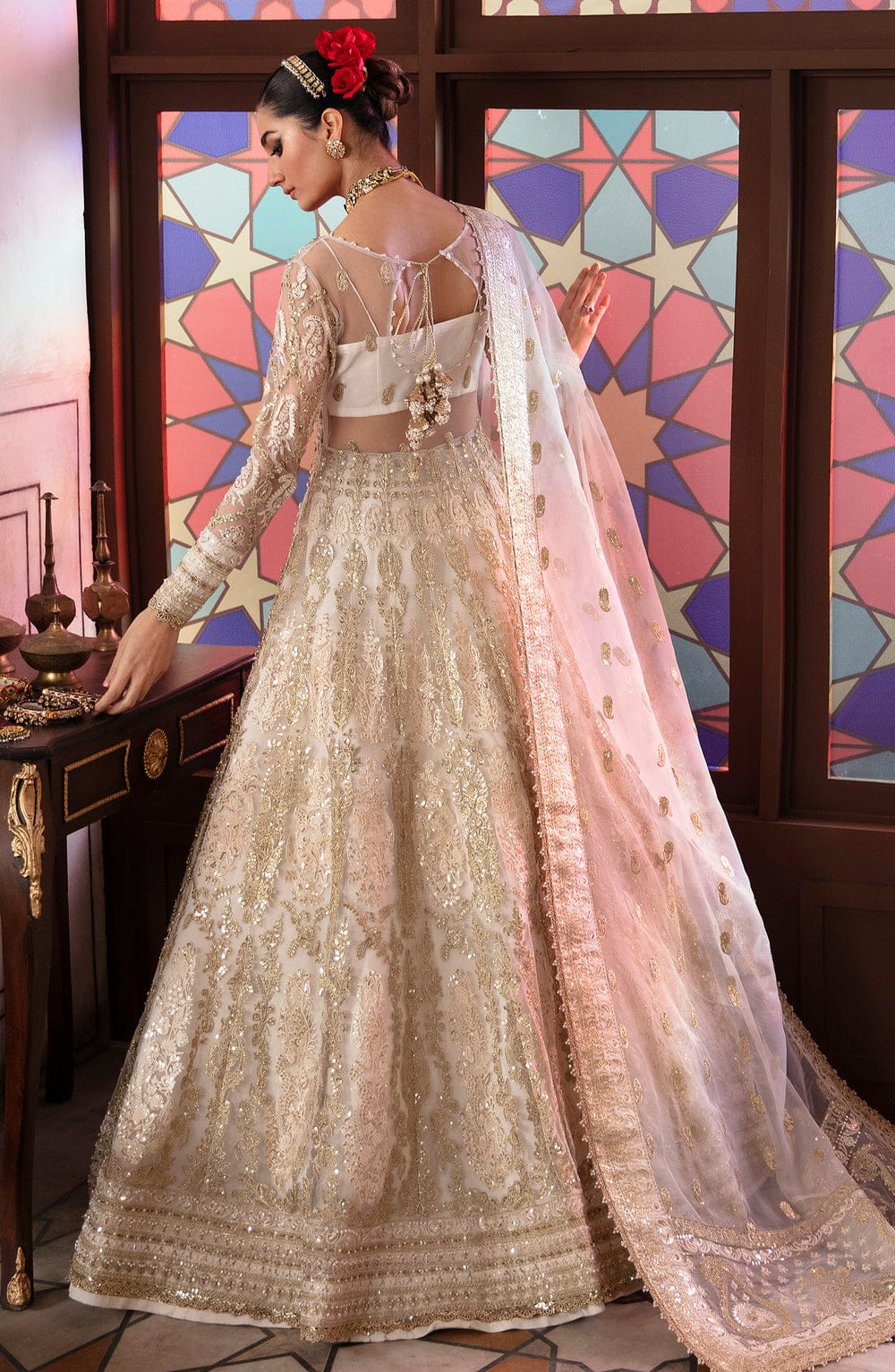 Hina Elegant Pakistani Embroidered Wedding Dresses Collection-00S