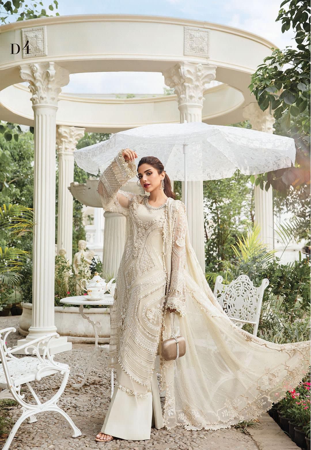 Off white chiffon collection