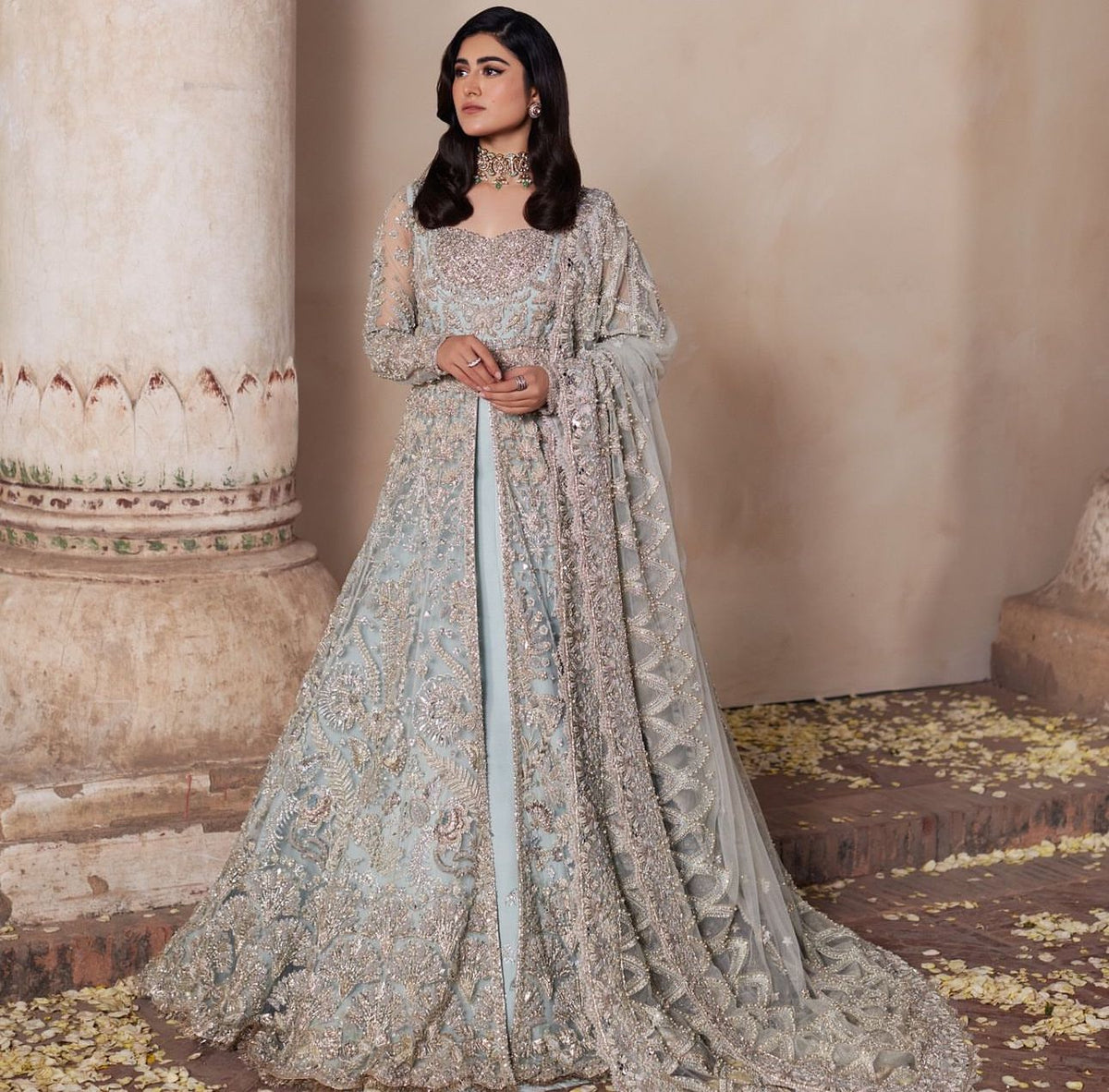 Soraya mint grey