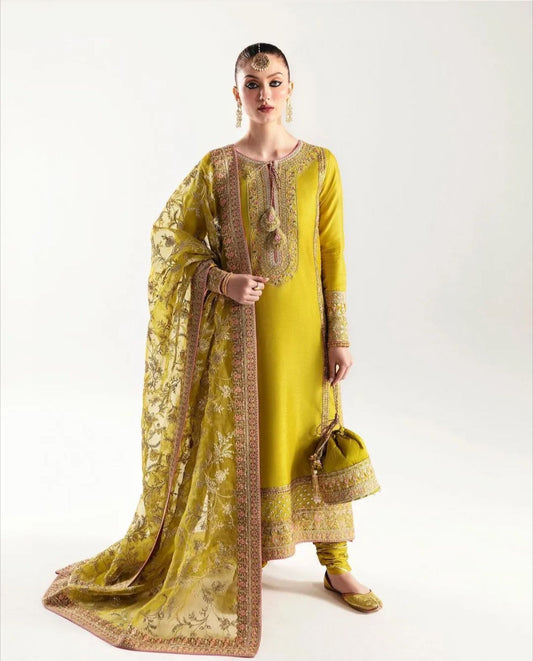 Hussain rehar yellow wedding edition