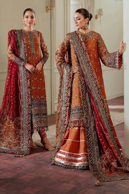 Rust Multi Wedding Wear