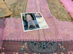Pink Embroidered