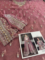 Faiza saqlain pink wedding edition