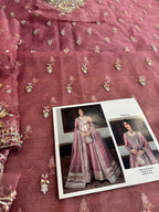 Faiza saqlain pink wedding edition