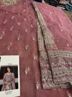 Faiza saqlain pink wedding edition