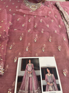 Faiza saqlain pink wedding edition