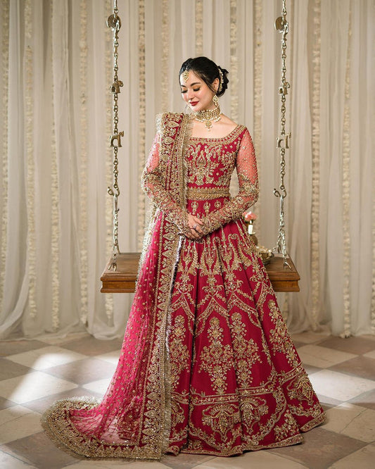 Faiza saqlain | Red Bridal