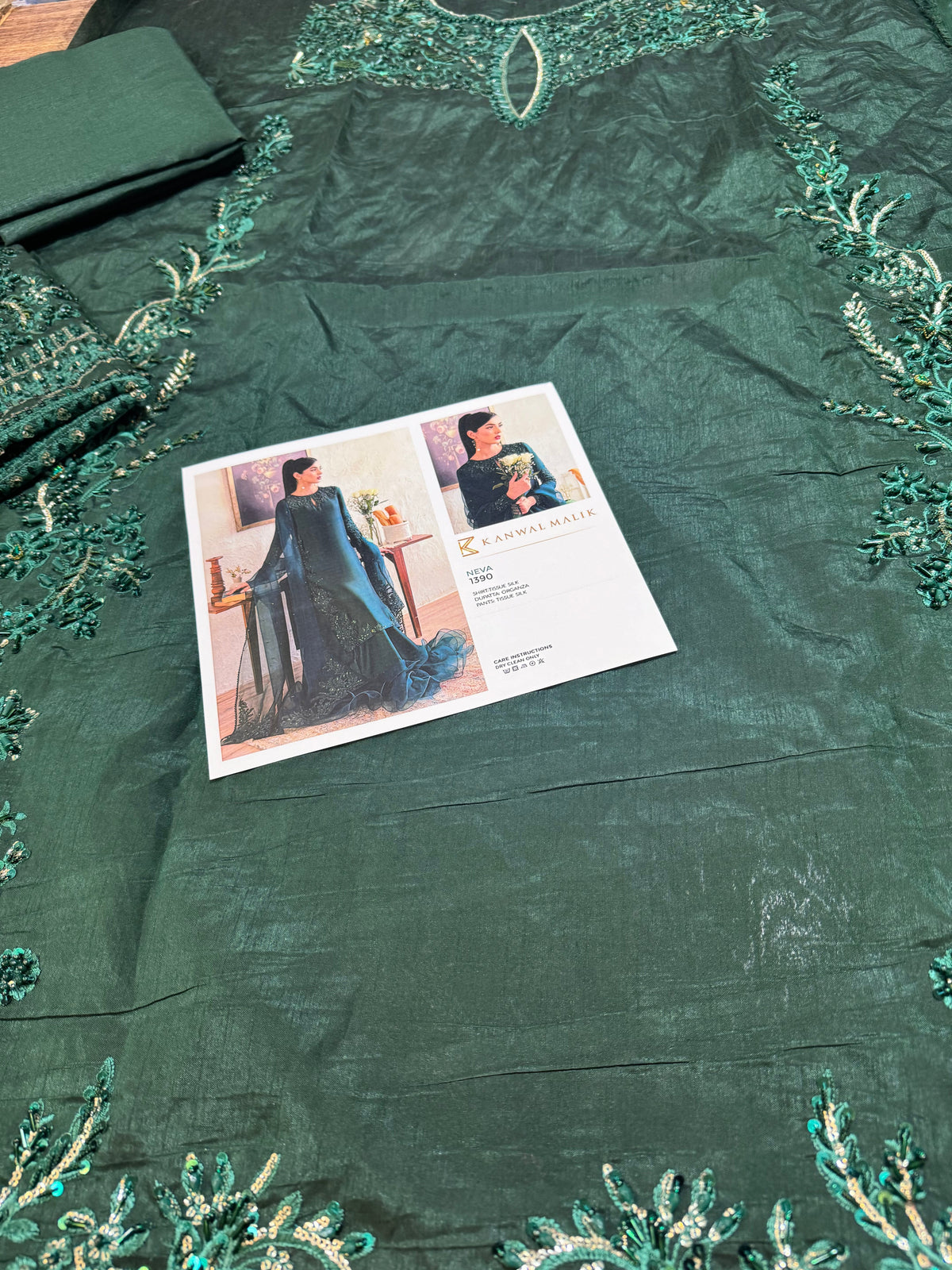 Green lehenga