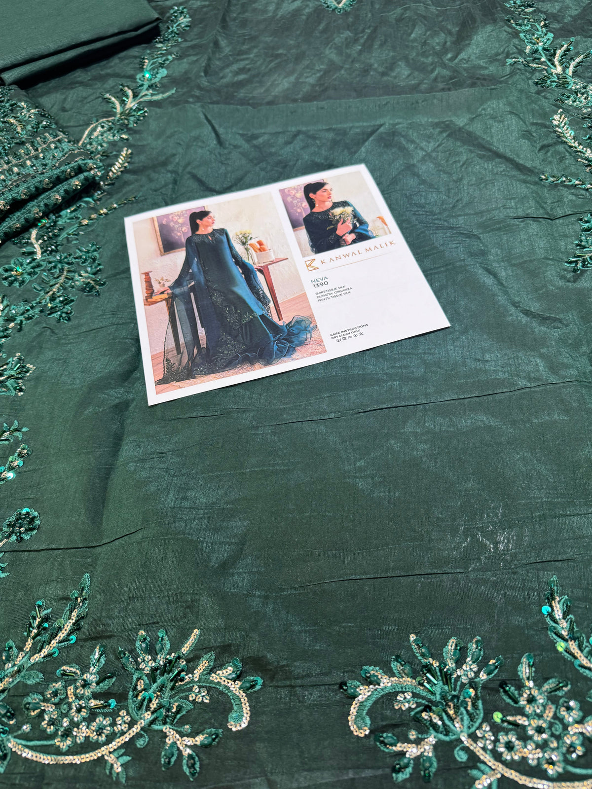 Green lehenga