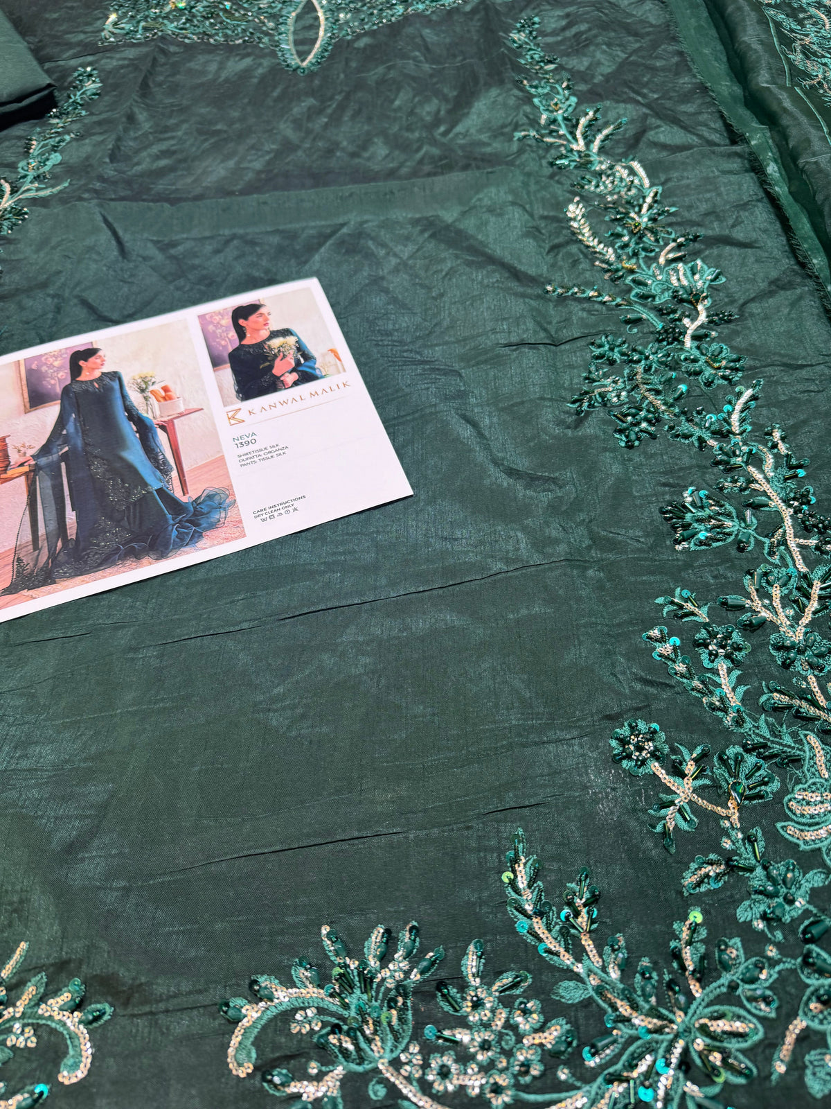 Green lehenga