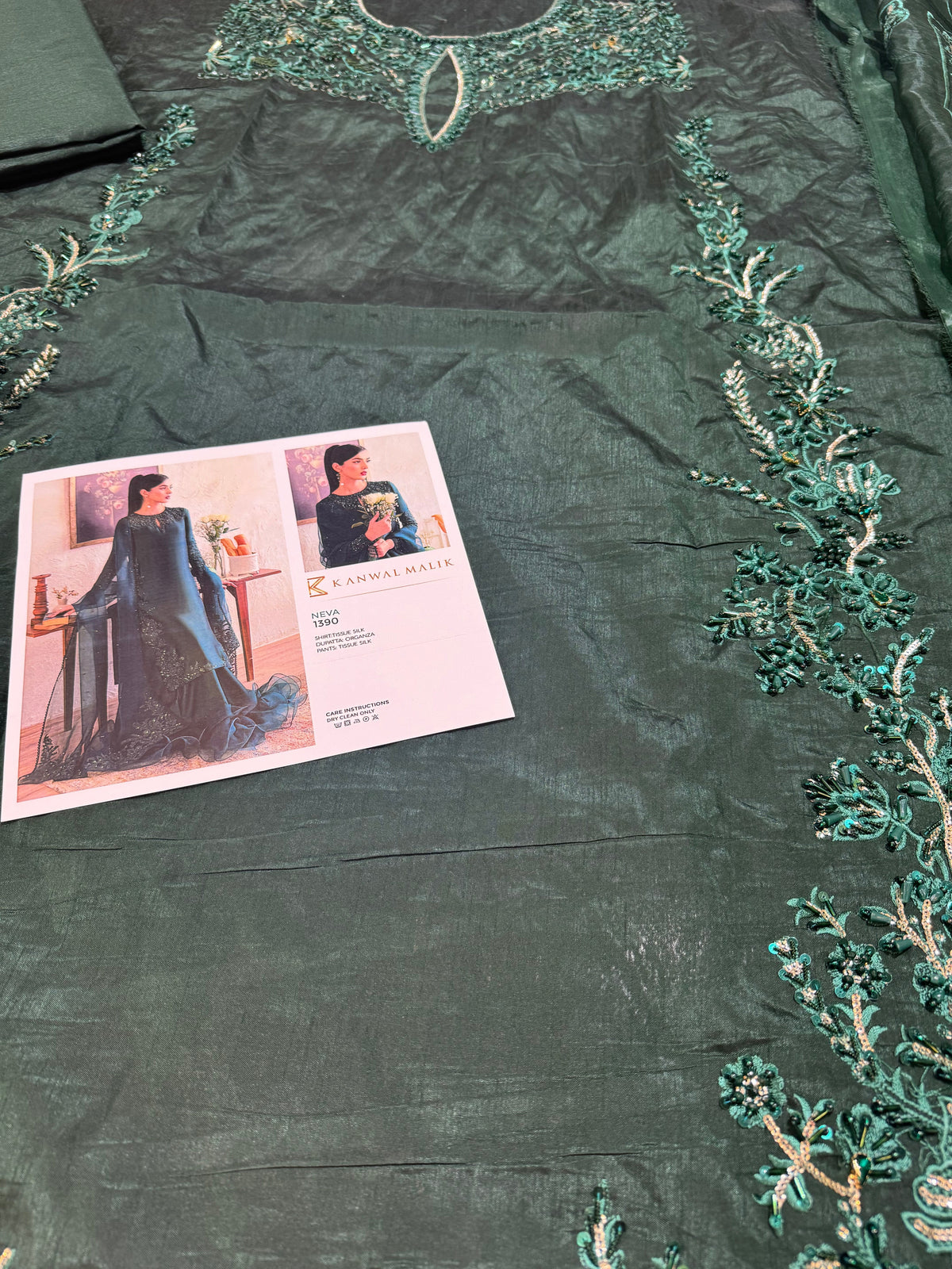 Green lehenga