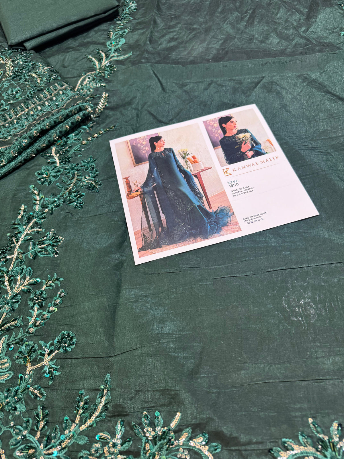 Green lehenga