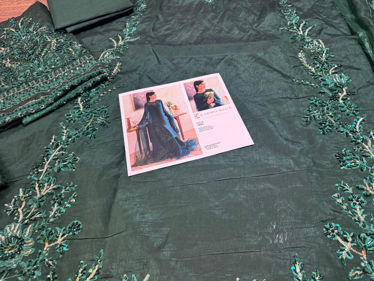 Green lehenga