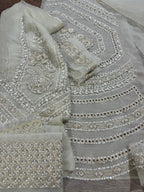 Off white chiffon collection