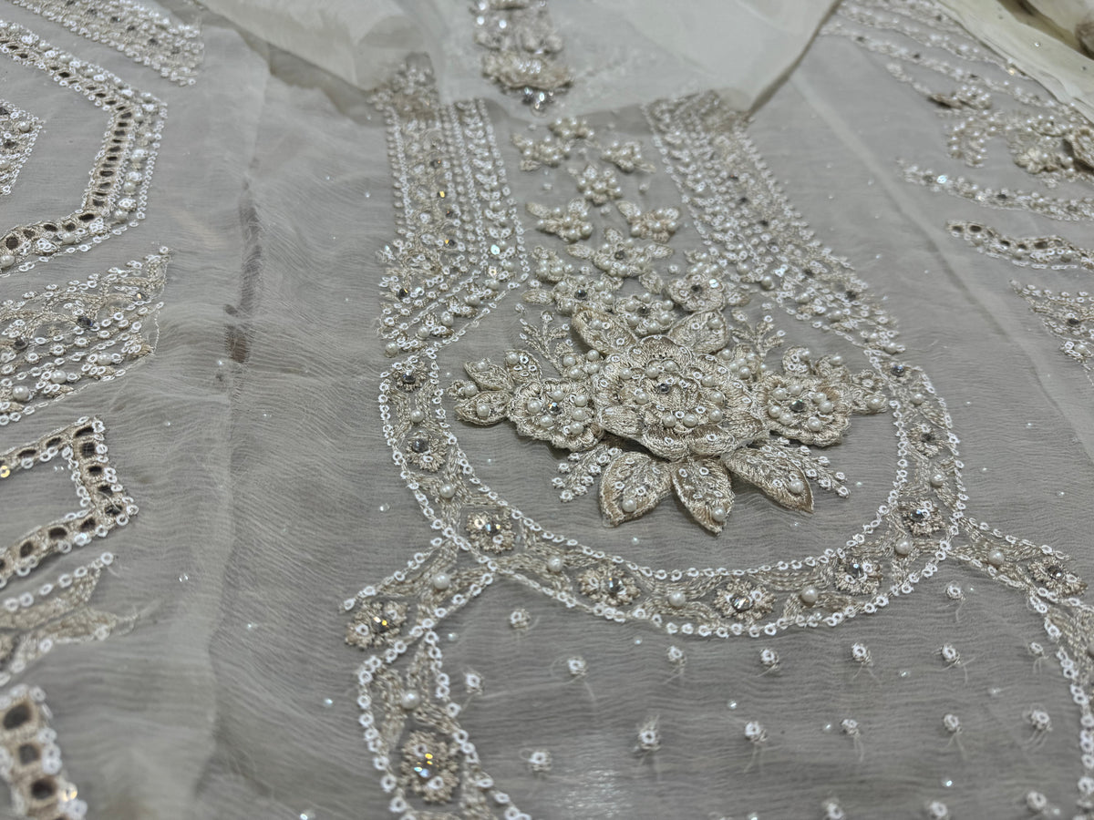 Off white chiffon collection